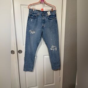 # 77 🌺 Levi’s Classic Skinny Blue Distressed Women Jeans